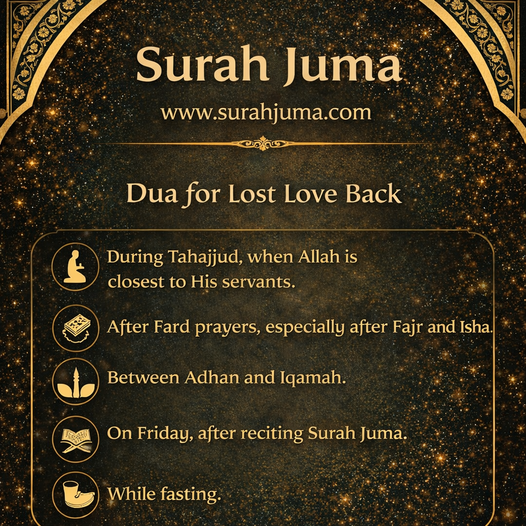 Dua for Lost Love Back